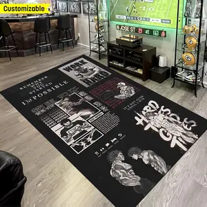 Gym Rug, Gym Svg Rug, Gym Decor, Gym Training Rug,Fitness Room Rug,Bodybulding Rug