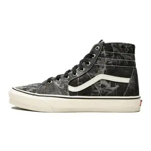 Vans Sk8-Hi Tapered 'Denim Destroy - Black Marshmallow' - Men's Sneaker Walking Shoes Footwear Trainer