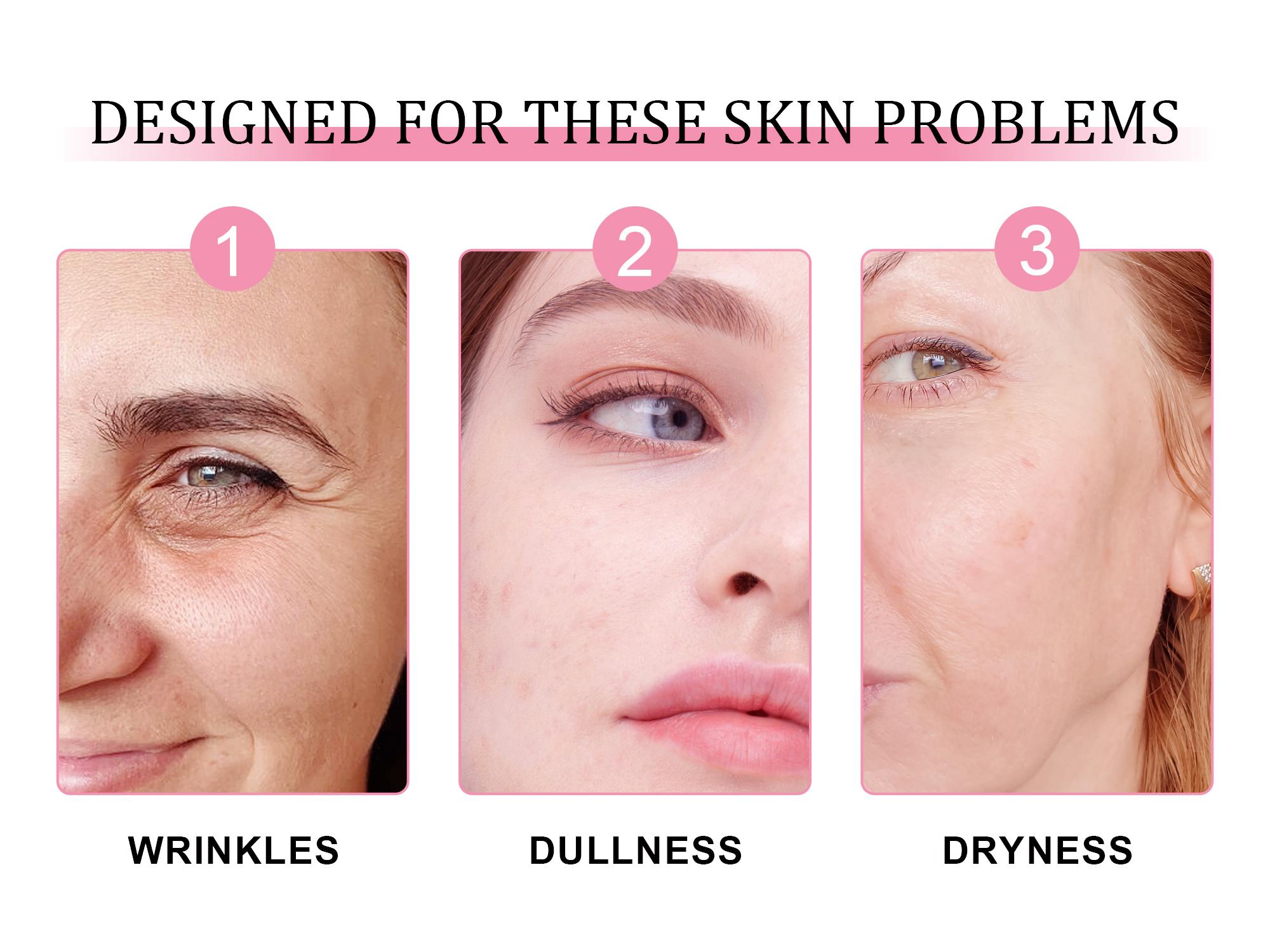 YCZ Essential Facial Care Trio – Retinol, Hyaluronic Acid & Vitamin C Cream Set with Built-In Massager for Face & Neck Firming, Brightening & Hydrating YCZ Essential Facial Care Trio – Retinol, Hyaluronic Acid & Vitamin C Cream Set with Built-In Massager for Face & Neck Firming, Brightening & Hydrating