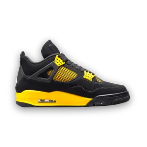 Air Jordan 4 Retro Yellow & Black 'Thunder' 2023 - Grade School