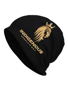 Skullies Beanies Caps Lion Of Heritage Indigenous Pride Symbol Thin Hat Autumn Spring Bonnet Hats Men Women's Unisex Ski Cap