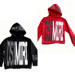 Buy 2 items for a discount, Y2k OSIMIRI Men's & Women's Letter Print Hoodie - Harajuku Star Pullover Sweatshirt, Fashion Tops, Menswear Streetwear Sweaters