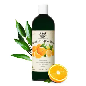 Gerrard Larriett Aromatherapy Pet Care: Natural Pet Stain and Odor Remover - Pet Urine Enzyme Cleaner with Dog & Cat Urine Odor Eliminator - Pet Carpet Cleaner Solution with Citrus Oil Blends, 16 oz