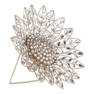 August & Leo 10.5" Jeweled Sunflower Table Top Décor