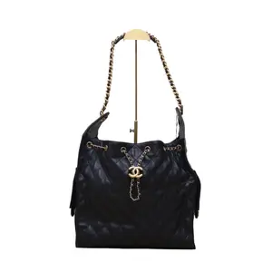 Pre-owned CHANEL 【Alea】CHANEL 25BAG Medium Shoulder Bag 40*30 Black