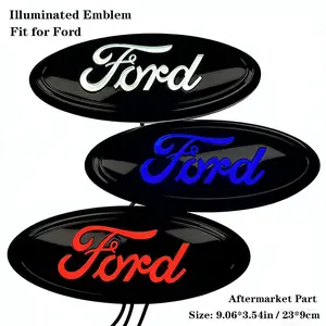 LED Grille & Rear Emblem Light - Wired, Fits Ford F150/Raptor/Edge/Explorer, Independent Brand Non-OEM Truck & Car Accessory cars accessories car stuff auto accessories car decor cool car stuff truck stuff truck accessories car decoration car accessories