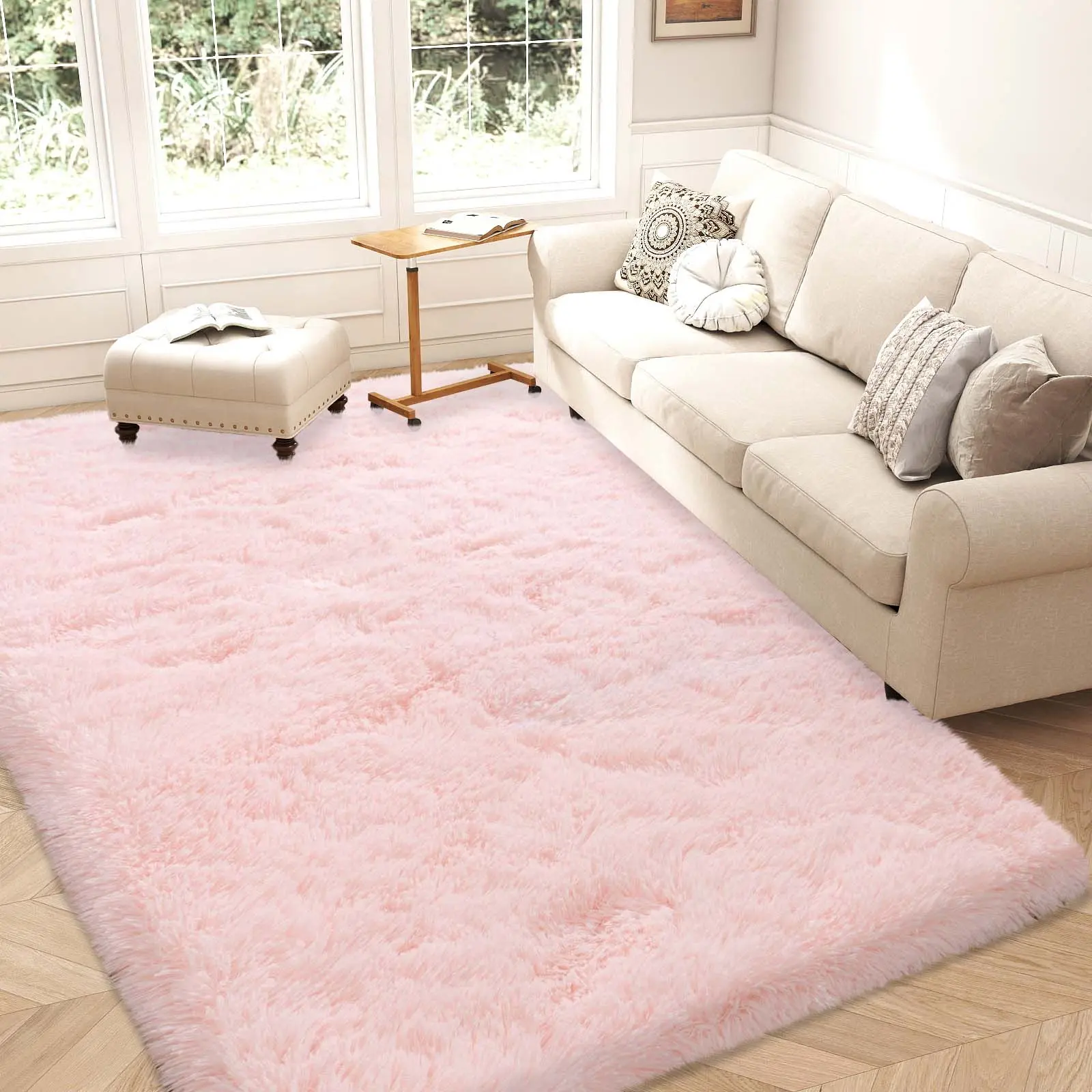 【Back to School】【Dorm Essentials】EIKIONE Fresh Rug Non-toxic Soft Wear-resistant Non-slip Waterproof Stain-wrinkle-free Classic Simple Style Fits Any Decor US Fast Shipping Affordable 30-day Guarantee