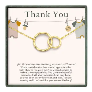 Baby Shower Necklace – Thank You Gift for Her