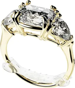 Ringo Chrome Cherry Invisible Ring Size Adjuster for Loose Rings with 6 Sizes Clear Band Sizer Guard Modern Design Comfortable Fit