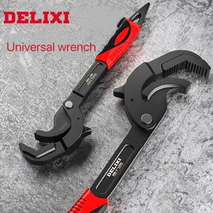OUDISI Multi-Functional Metal Tool Set - Quick Release Adjustable Universal Spanner, Adjustable Pipe Wrench