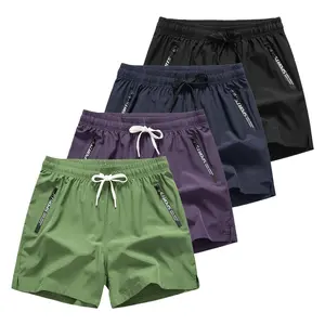 Men’s 3-Inch Inseam Quick-Dry Athleisure Shorts, Lightweight Breathable, Drawstring Elastic Waist, Multiple Colors, Gym & Casual Fitness Bottoms,summervibes