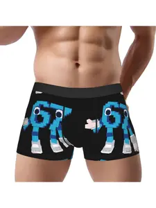 1 piece 67 meme Underpants Breathbale Panties Male Underwear Comfortable Shorts Boxer Briefs Underwear Boxers