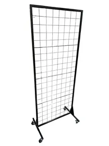Portable Heavy Duty 2' x 5.5' Gridwall Art and Craft Trade Show Display Panel