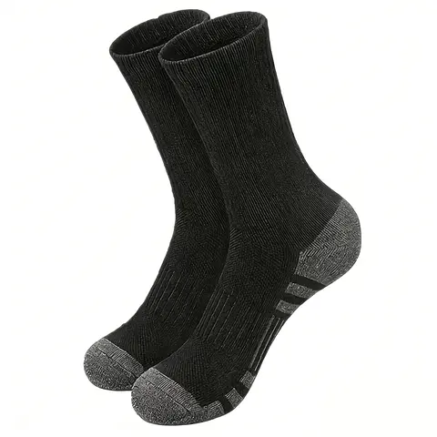 1 Pair Long Socks for Men, Thickened and Warm in Autumn and Winter, Suitable for Outdoor Activities,US 6-10