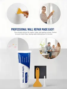 Stop Wasting Hours Fixing Walls! This 5-Second Wall Repair Paste Instantly Covers Holes & Cracks – No Tools, No Sanding, No Waiting, Fast Dry Waterproof Wall Mending Kit, Easy DIY Fix for Any Wall Damage White Spackle drywall