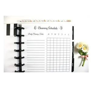 Cleaning Schedule for 9-Disc Classic Happy Planner, Classic Cleaning Planner, ClassicHappy Planner Cleaning Tracker (Planner Sold Separately)