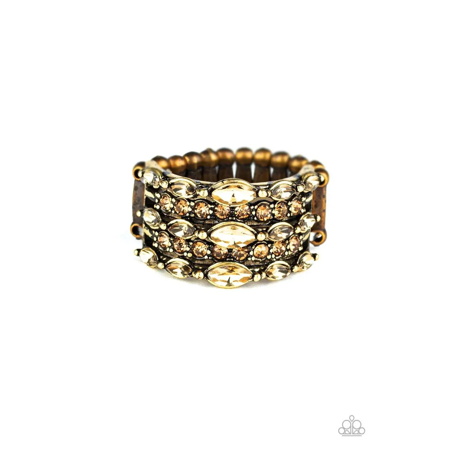 Diva Diadem - Brass Ring - Paparazzi