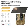 [TechVibes]4G LTE Dual Lens Trail Camera with 180 Degree Wide View, Solar Cellular Hunting Camtera, 2K Video, 24MP Photo, Night Vision, Live View, AI Animal Detection, IP66, App Remote Control, 4G LTE Data Plan Need Activation
