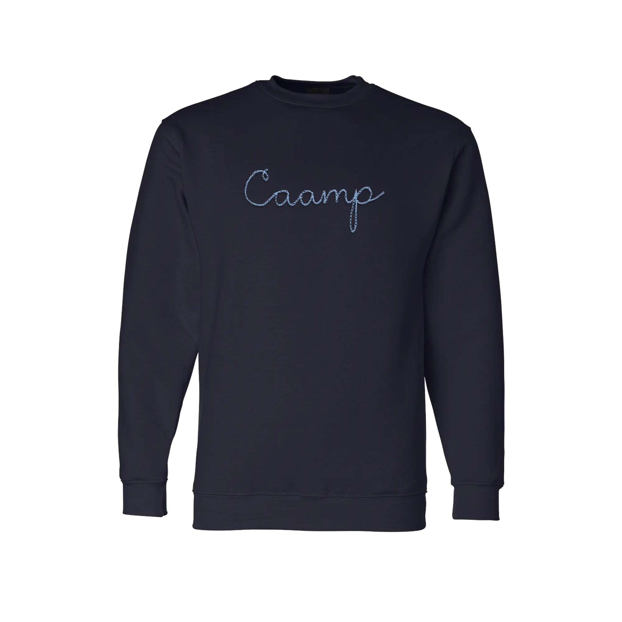 Chain Stitch Crewneck (Navy)