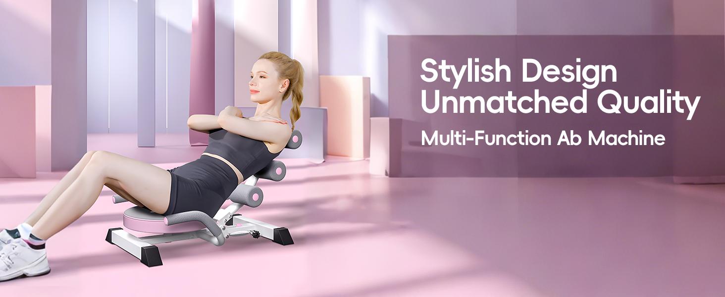 Ab Machine,Ab Workout Equipment,Sit Up Machine & Exercise Equipment,Ab Crunch Machine for Stomach Workout,Ab Core Trainer Abdominal Machine for Home Gym sport Foldable workout machine folding,gym stuff,at home gym equipment