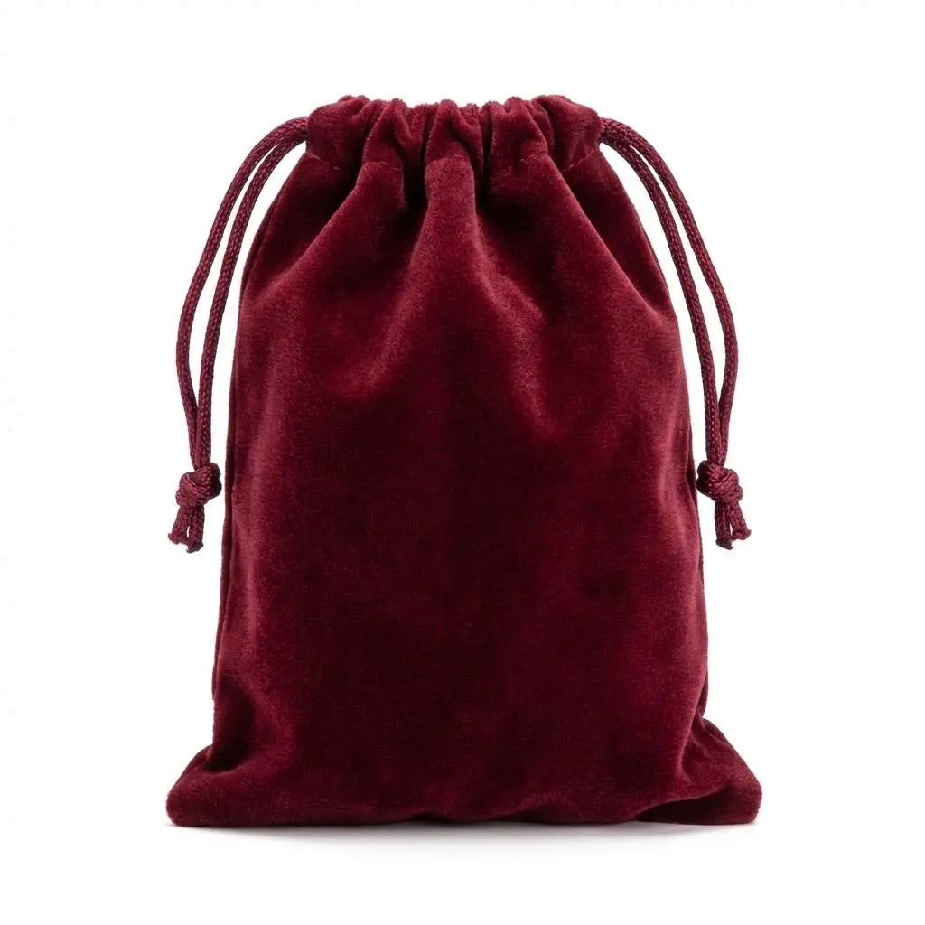 Burgundy Velveteen Bag 3x4 — Mojo Pouch for Power &amp; Deep Magic Work