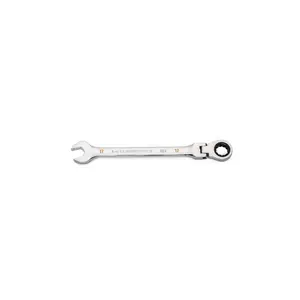 GearWrench KDT86717 17 mm 90-Tooth 12 Point Flex-Head Combination Ratcheting Wrench