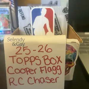 2025/26 Topps Box Cooper Flagg RC Chaser NBA Trading Cards