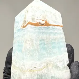 3.25” inch Caribbean Blue Calcite TOWER