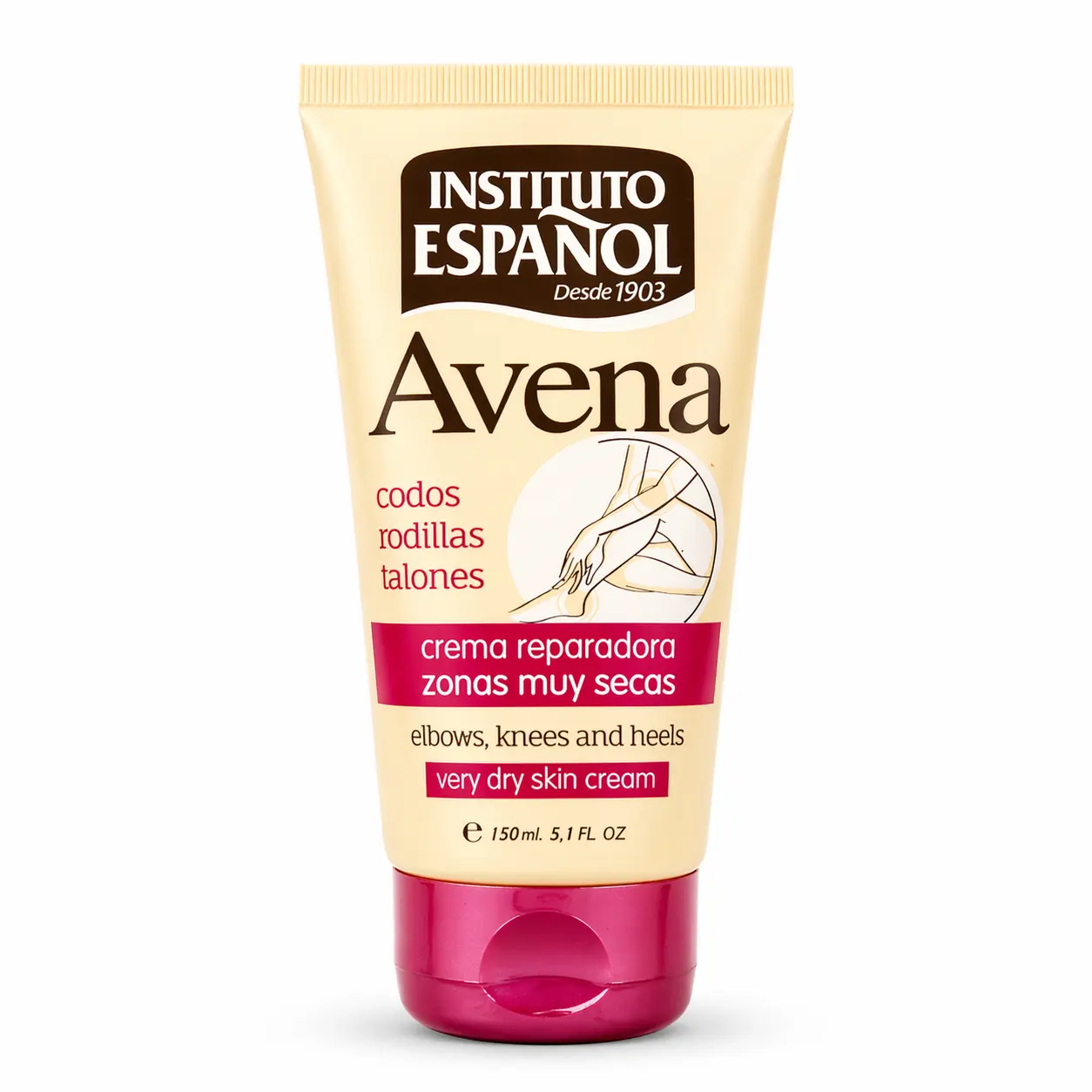 Instituto Español Oat Repair Cream – Deep Hydration for Very Dry Skin (Elbows, Knees & Heels) – Fast Absorption