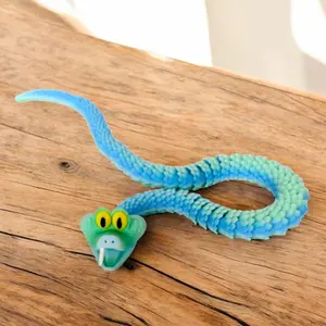Zootopia-Themed 3D Printed Gary Snake Desktop Ornament Model Handmade Toy, Unique Collectible Figure for Zootopia Fans
