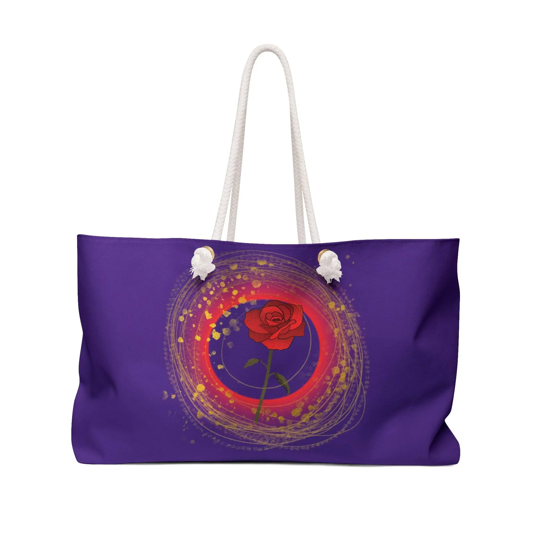Eternal Rose Weekender Bag - Purple