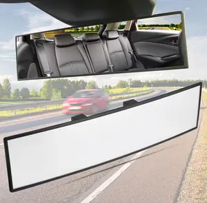 Joytutus Universal 11.81 Inch Panoramic Convex Real View Mirror for Car SUV Trucks Reversible Passengers High-Quality Glass Anti-Fall Design Easy Install Rearview Mirror Gift ideas, Valentine's Day gifts, Travel essential