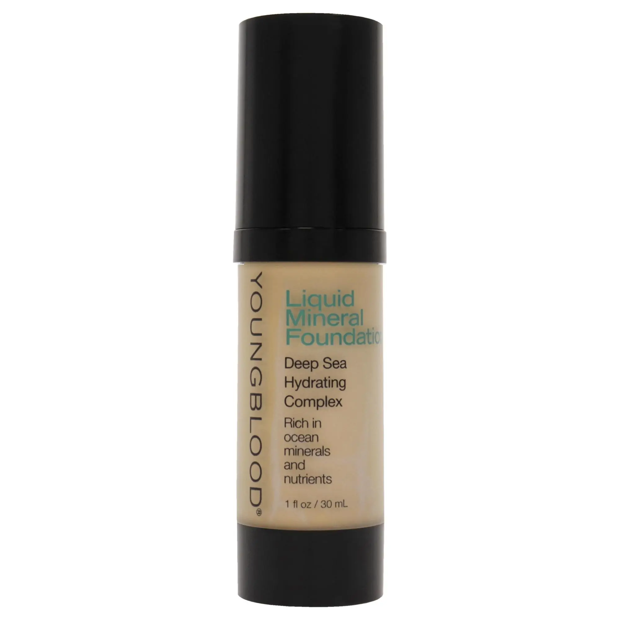 Youngblood Women's Liquid Mineral Foundation - Shell Shade, 1oz Mineral Blend Makeup for Beauty & Personal Care, First Tester Sample