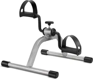 RYGEO Pedal Exerciser Mini At-Home Exercise Bike, Lightweight Portable Floor Bike for Leg and Arm Recovery Exercise, At-Home Exercise Bikes