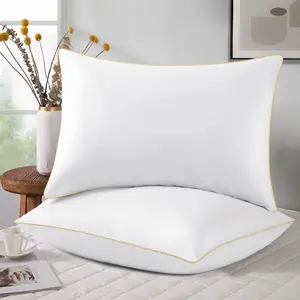 2/4 pcs Bed Pillows, Luxury Soft King Size Pillows, Hotel Collection Bed Pillows for Sleeping, Down Alternative Filling Breathable Pillow