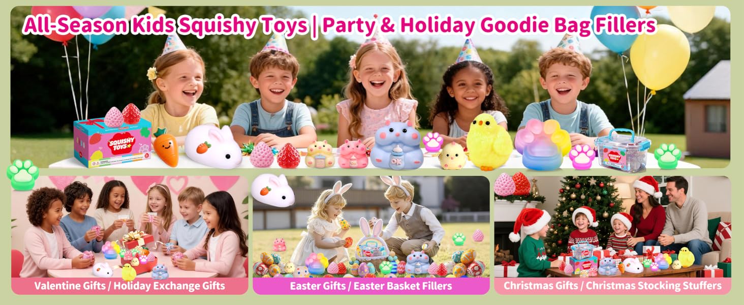 12Pack Taba Squishy Toys Kit - Squishy Fidget Squeeze Toys Squishy Fun Box| taba Squishy Favors for Kids 8-12,cute Squishies Stress Relief Toys for Girls 6-8-10-12 Year Old Girls