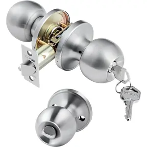 VEVOR Privacy Door Handle, 5-Pack Matte Black Interior Door Lever, Left or Right Handing Reversible Lever with Keyless Turn Lock, 45 Rotation to Open, Door Handles for Bedroom and Bathroom DoorsVEVOR Super Brand Day