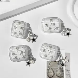 2026 New Cool Phantom Pentagram AirPods Case Cover, Trendy Gothic Wireless Earphone Protective Shell Compatible with AirPods 2 3 4, AirPods Pro 2 Pro 3, Stylish Aesthetic Earbud Accessories, Ideal Birthday Christmas Gift for Family Friends Classmates