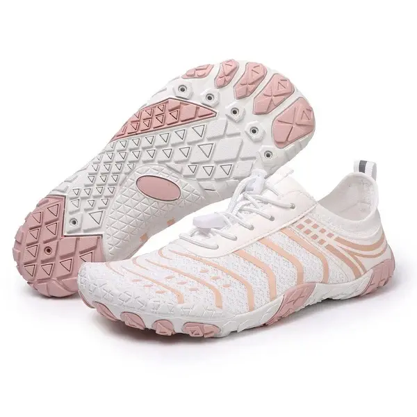 Senior Comfort Walking Shoes, Cushioned Sole to Relieve Foot Pressure, Shock Absorption & Non-Slip, Lightweight Breathable Easy Slip-On Sneakers for Elderly Men Women, All-Day Comfort