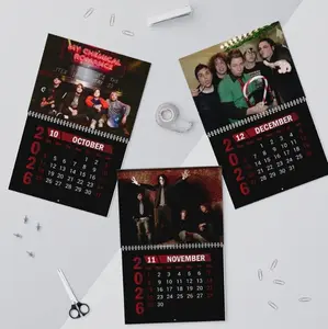 My Chemical Romance 2026 Calendar - Emo Rock Band Wall Calendar - MCR Monthly Poster Calendar For Fans - Gothic Alternative Music Memorabilia Gift 4