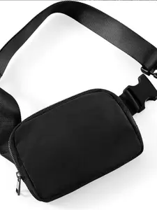 High-Quality Waist Bag with Adjustable Straps, Zipper Closure, Nylon Material, Suitable for Men and Women, School Travel Daily Use, Zipper Fanny Pack, Zipper Bum Bag, Zipper Belt Bag