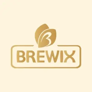 Brewix Tea shop logo