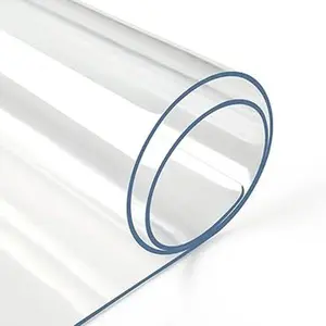 2mm Thick Clear Table Cover Protector 36 x 60 Inch, Plastic Rectangle Table Cover, PVC Clear Table Protector, Desk Protector Mat for Dining Room Table