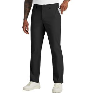 Willit Men's Golf Stretch Straight Leg Pants Quick Dry Work Business Casual Pants Fashion Outdoor Casual Pants No Ironing Men's Trousers
