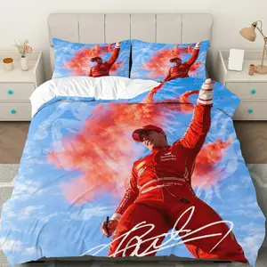 3PCS Duvet Cover Set, 1 Duvet+2 Pillowcases(Without filler), Racing Victory Passion Energy Triumph theme, Birthday bedding set, Sports Enthusiast Suitable for decoration bedroom, guest room, dormitory, lounge.