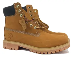 Jacata Brand Men's Genuine Leather Wheat Classic Padded Collar Style Constructio