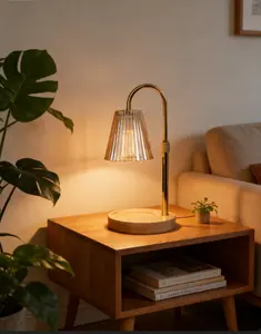 Candle Warmer Lamp with Timer Dimmable, Birthday Gifts for Women Mom, House Warming Gifts New Home Decor, Wax Melt Warmer for Jar Candles with 3 Bulbs