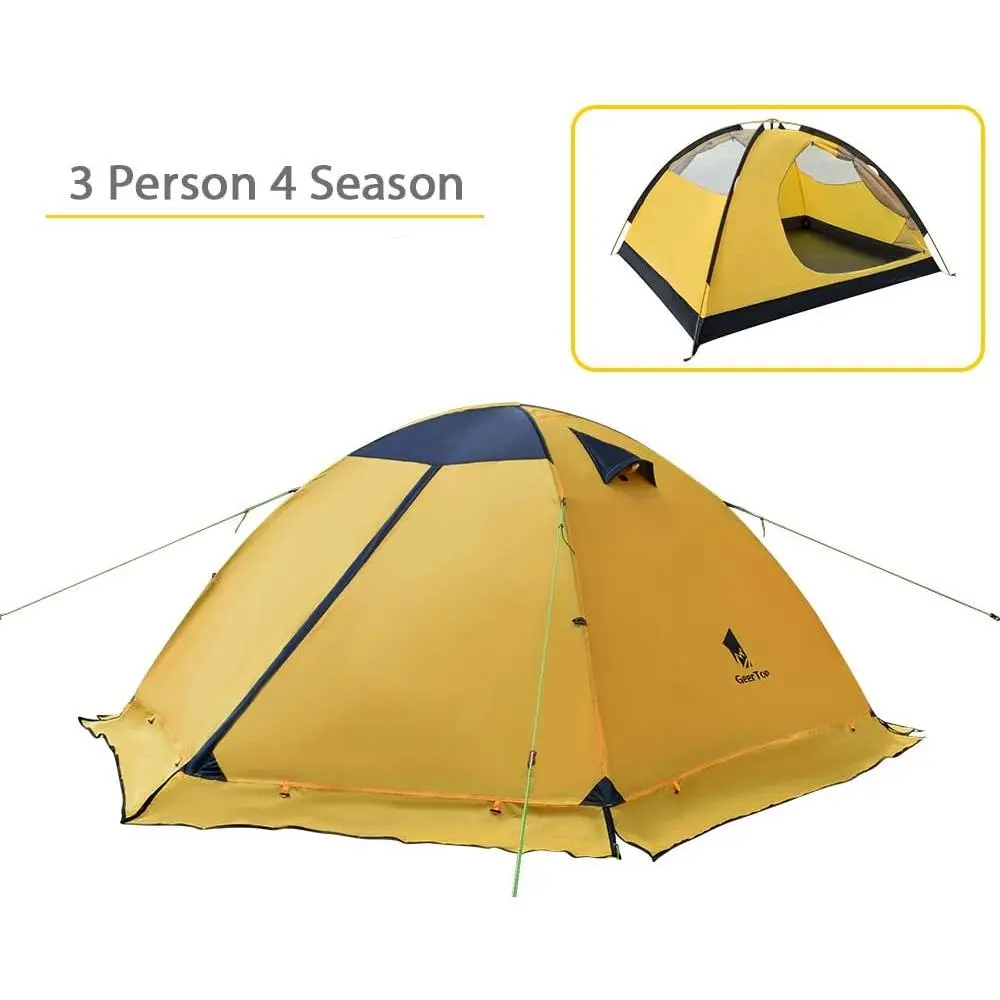 Ultra-Light 3 Person Waterproof Tent for Winter Camping