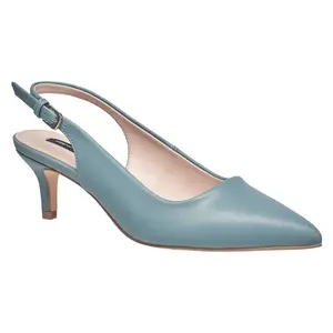 French Connection Ladies Quinn Matte Slingback Kitten Heel