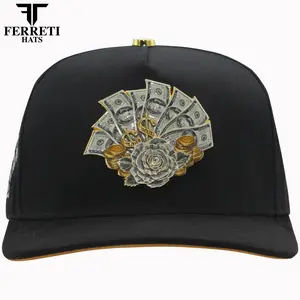 FERRETI HATS PREMIUM FT160 Ramo de Billetes Baseball Cap For Men